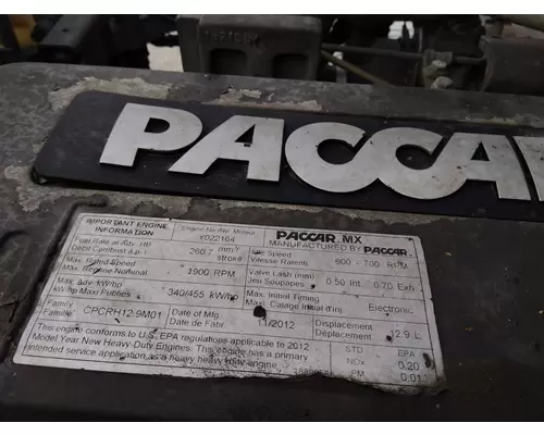 PACCAR MX-13 EPA 13 ENGINE ASSEMBLY