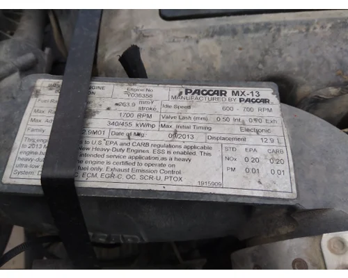 PACCAR MX-13 EPA 13 ENGINE ASSEMBLY
