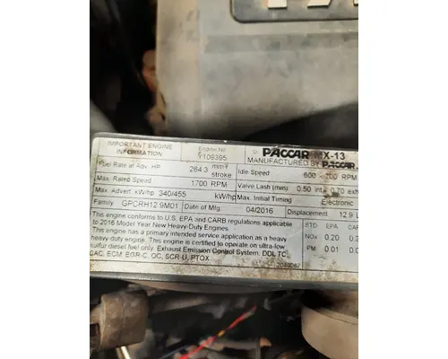 PACCAR MX-13 EPA 13 ENGINE ASSEMBLY