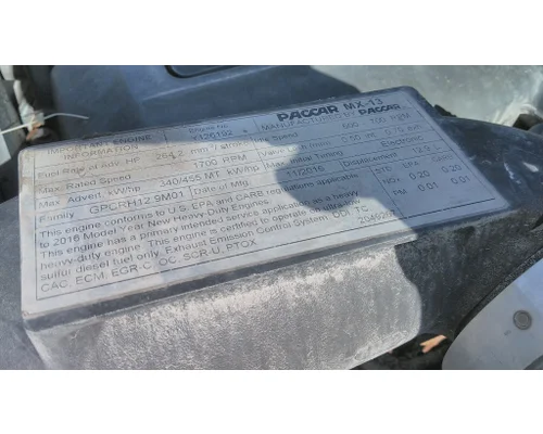 PACCAR MX-13 EPA 13 ENGINE ASSEMBLY