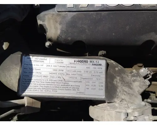 PACCAR MX-13 EPA 17 ENGINE ASSEMBLY