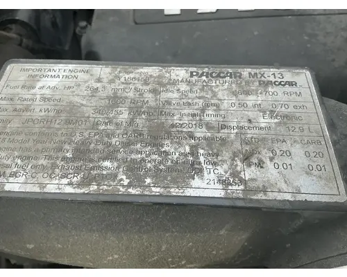 PACCAR MX-13-EPA13 Engine Assembly