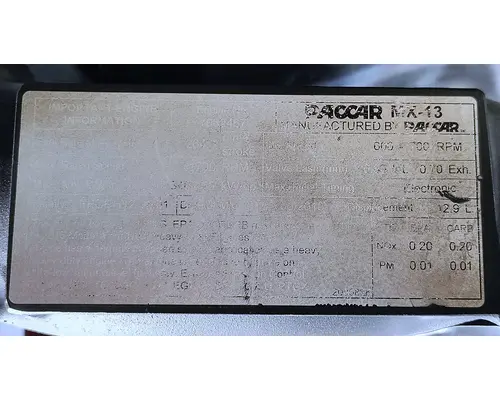 PACCAR MX-13 EPA13 Engine Assembly