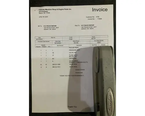 PACCAR MX-13 EPA17 2019 Cylinder Head