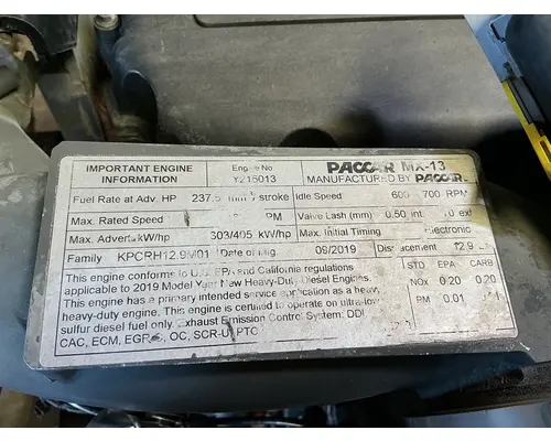 PACCAR MX-13 EPA17 Engine Assembly