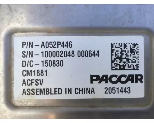 PACCAR MX-13 AFTERTREATMENT CONTROL MODULE (ACM)