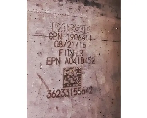 PACCAR MX-13 DPF (Diesel Particulate Filter)