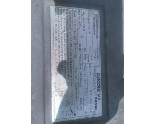 PACCAR MX-13 DPF ASSEMBLY (DIESEL PARTICULATE FILTER)