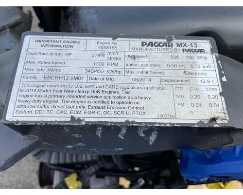 PACCAR MX-13 Engine Assembly