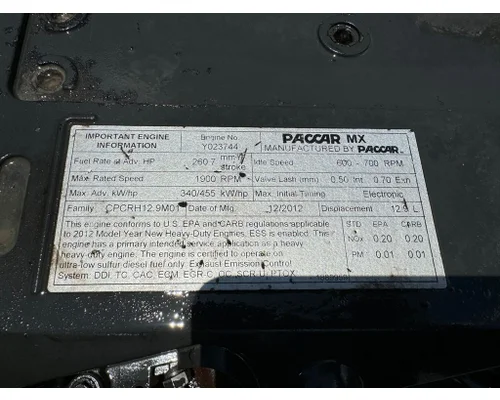 PACCAR MX-13 Engine Assembly