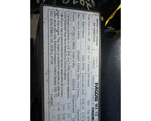 PACCAR MX-13 Engine Assembly