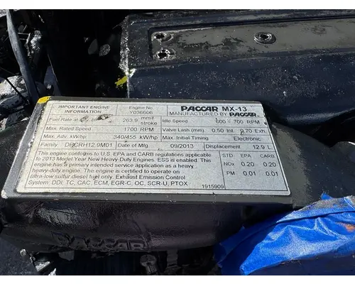PACCAR MX-13 Engine Assembly