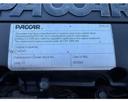 PACCAR MX-13 Engine Assembly