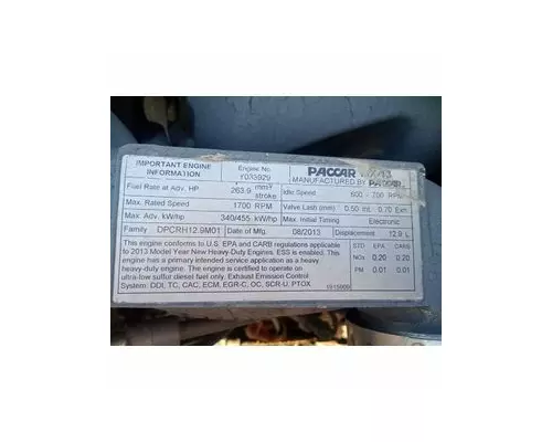 PACCAR MX-13 Engine Assembly