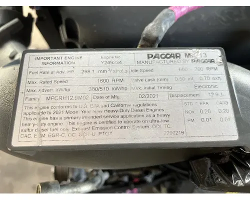 PACCAR MX-13 Engine Assembly