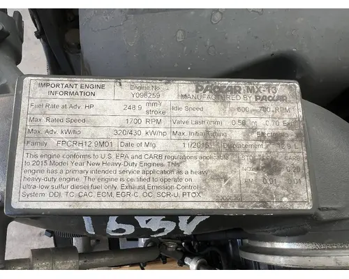 PACCAR MX-13 Engine Assembly
