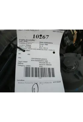 PACCAR MX-13 Engine Assembly