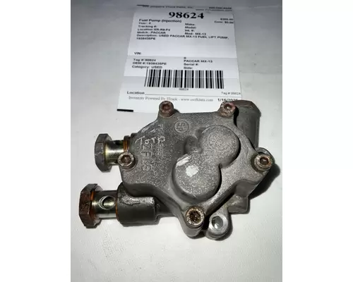 PACCAR MX-13 Fuel Pump (Injection)