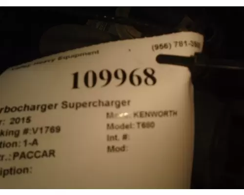 PACCAR MX13-Holset_3792556 Turbocharger Supercharger