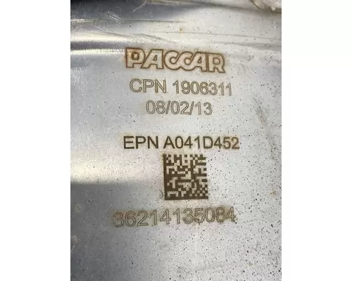 PACCAR MX13 DPF (Diesel Particulate Filter)