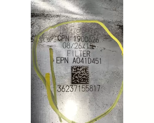 PACCAR MX13 DPF (Diesel Particulate Filter)