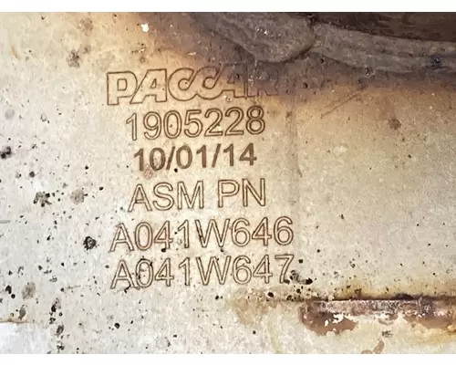PACCAR MX13 DPF (Diesel Particulate Filter)