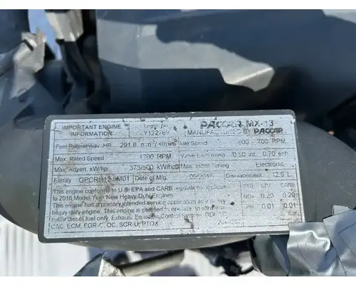 PACCAR MX13 ECM
