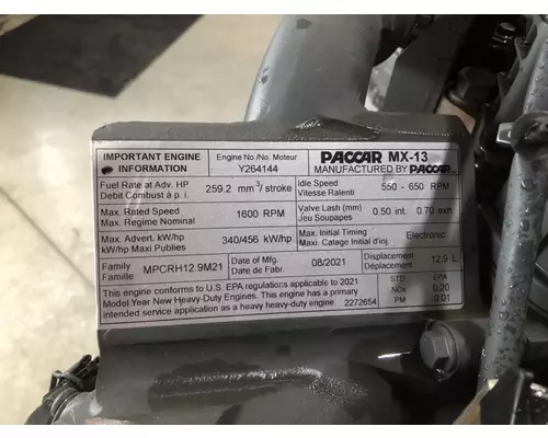 PACCAR MX13 Engine Assembly