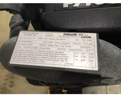 PACCAR MX13 Engine Assembly