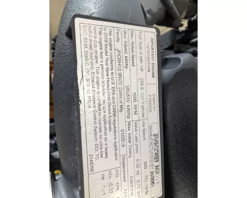 PACCAR MX13 Engine Assembly