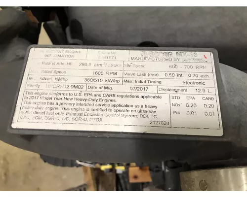 PACCAR MX13 Engine Assembly