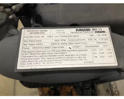 PACCAR MX13 Engine Assembly