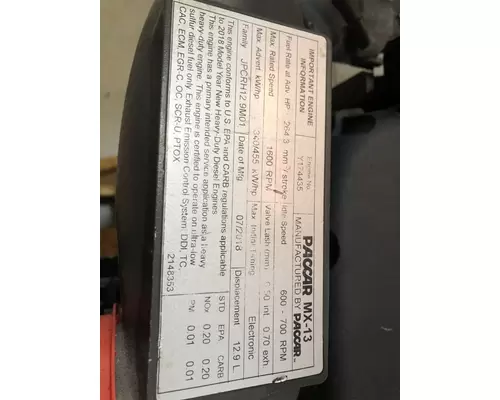 PACCAR MX13 Engine Assembly