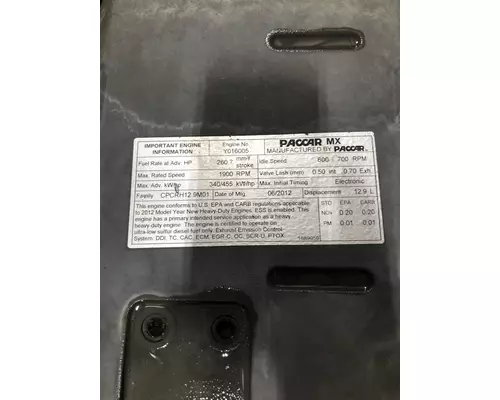 PACCAR MX13 Engine Assembly