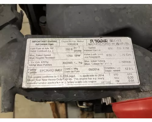 PACCAR MX13 Engine Assembly
