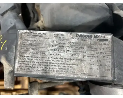 PACCAR MX13 Engine Assembly
