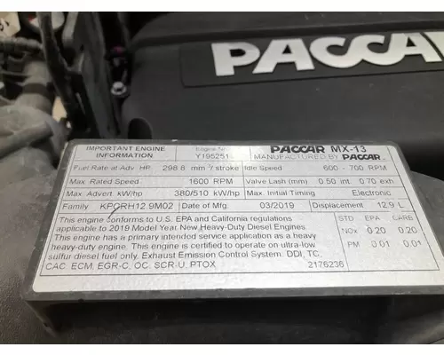 PACCAR MX13 Engine