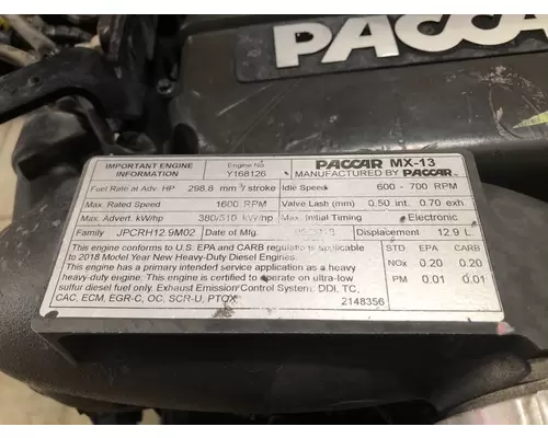 PACCAR MX13 Engine