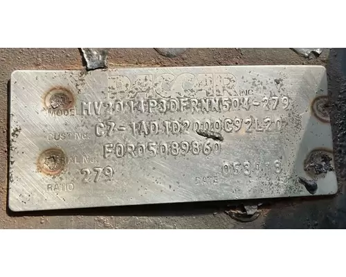 PACCAR Other Axle Housing (Rear)