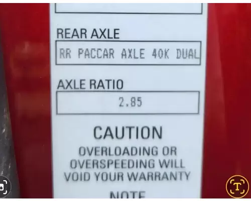 PACCAR Other Cutoff