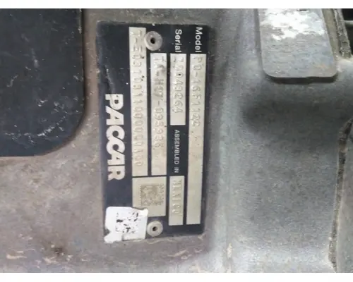 PACCAR PO-16F112C TRANSMISSION ASSEMBLY
