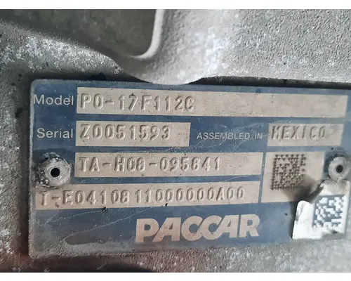 PACCAR PO-17F112C TRANSMISSION ASSEMBLY