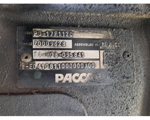 PACCAR PO-17F112C TRANSMISSION ASSEMBLY