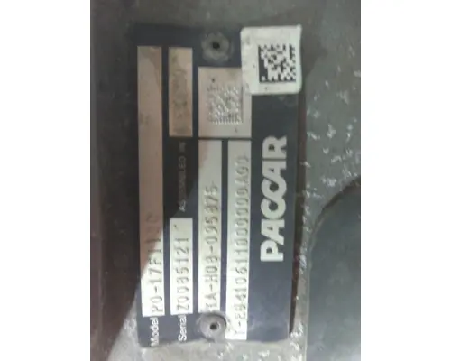 PACCAR PO-17F112C TRANSMISSION ASSEMBLY