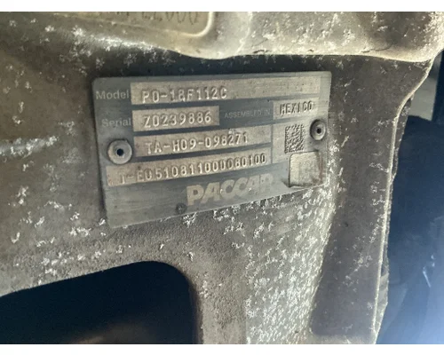 PACCAR PO-18F112C TransmissionTransaxle Assembly