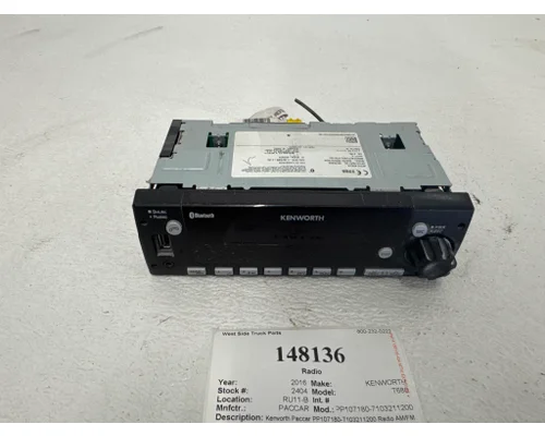 PACCAR PP107180-7103211200 Radio