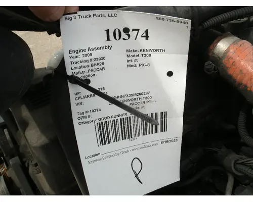 PACCAR PX--8 Engine Assembly