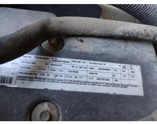 PACCAR PX-6 (ISB 6.7) ENGINE ASSEMBLY