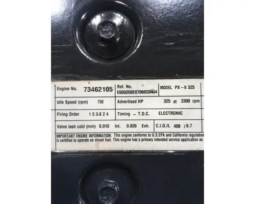 PACCAR PX-6 (ISB 6.7) ENGINE ASSEMBLY