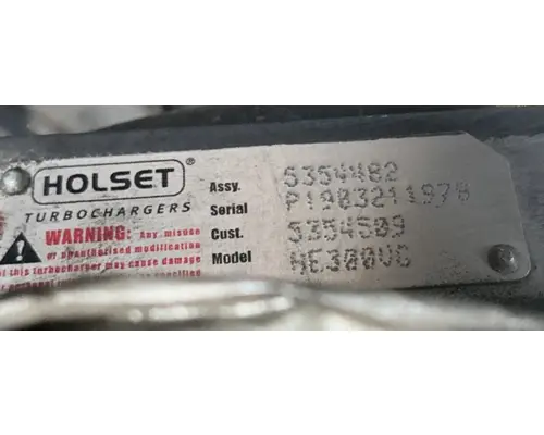 PACCAR PX-7 TurbochargerSupercharger